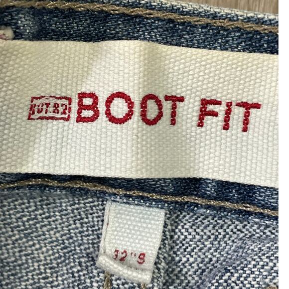 Levi's Men's Boot Fit Medium Wash Denim Jeans Relaxed Straight Vintage Y2K 32x32 - Picture 8 of 10